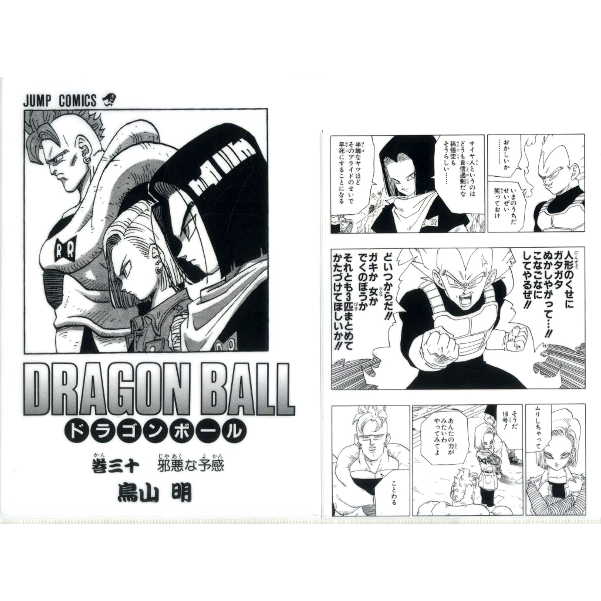 Vol. 30 Comics Clear File Set Vol. 22 to Vol. 42 Ichiban Kuji Dragon Ball 40th Part 2 Prize G [USED]
