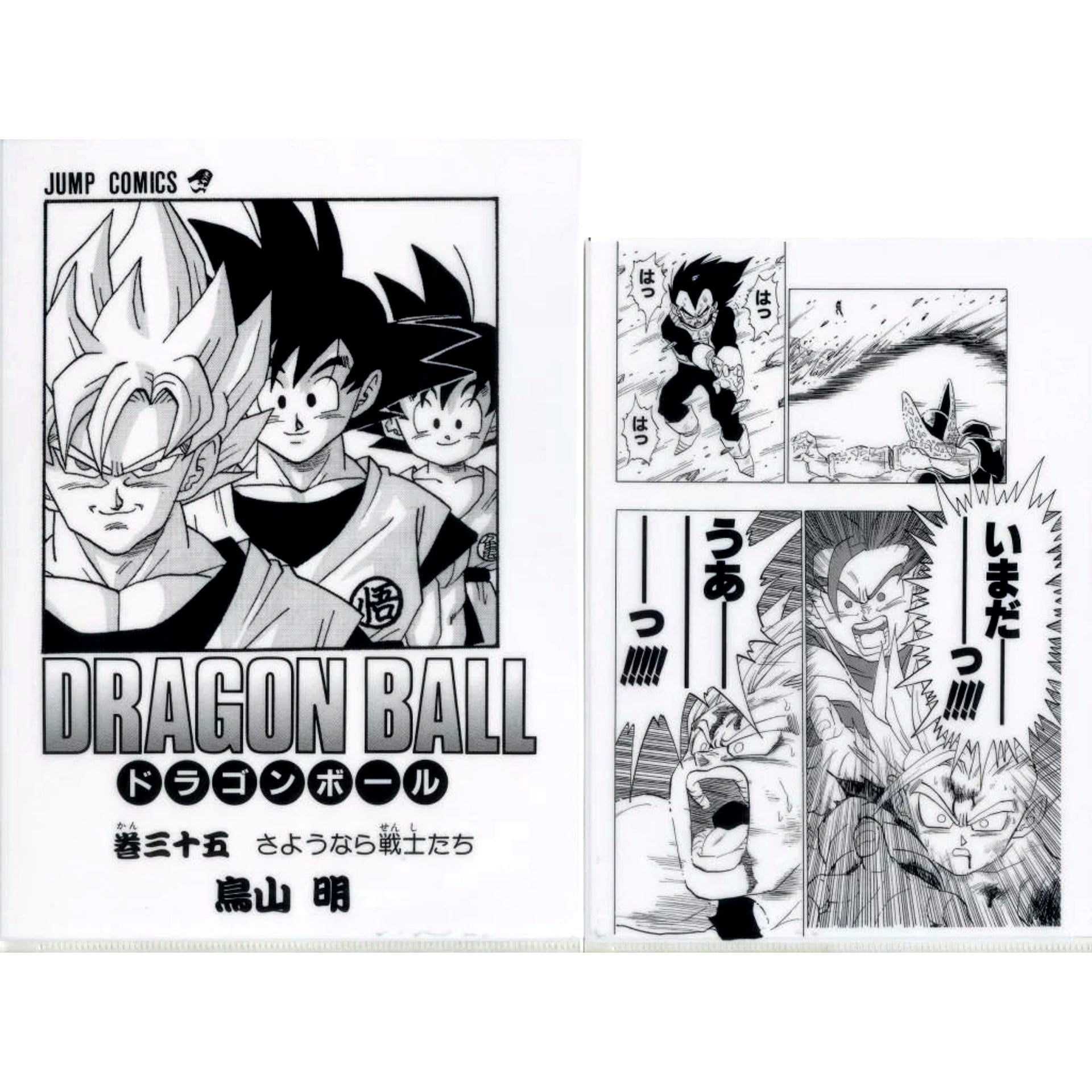 Vol. 35 G Prize Comics Clear File Set Vol. 22 to 42 Ichiban Kuji Dragon Ball 40th Sono Ni [USED]