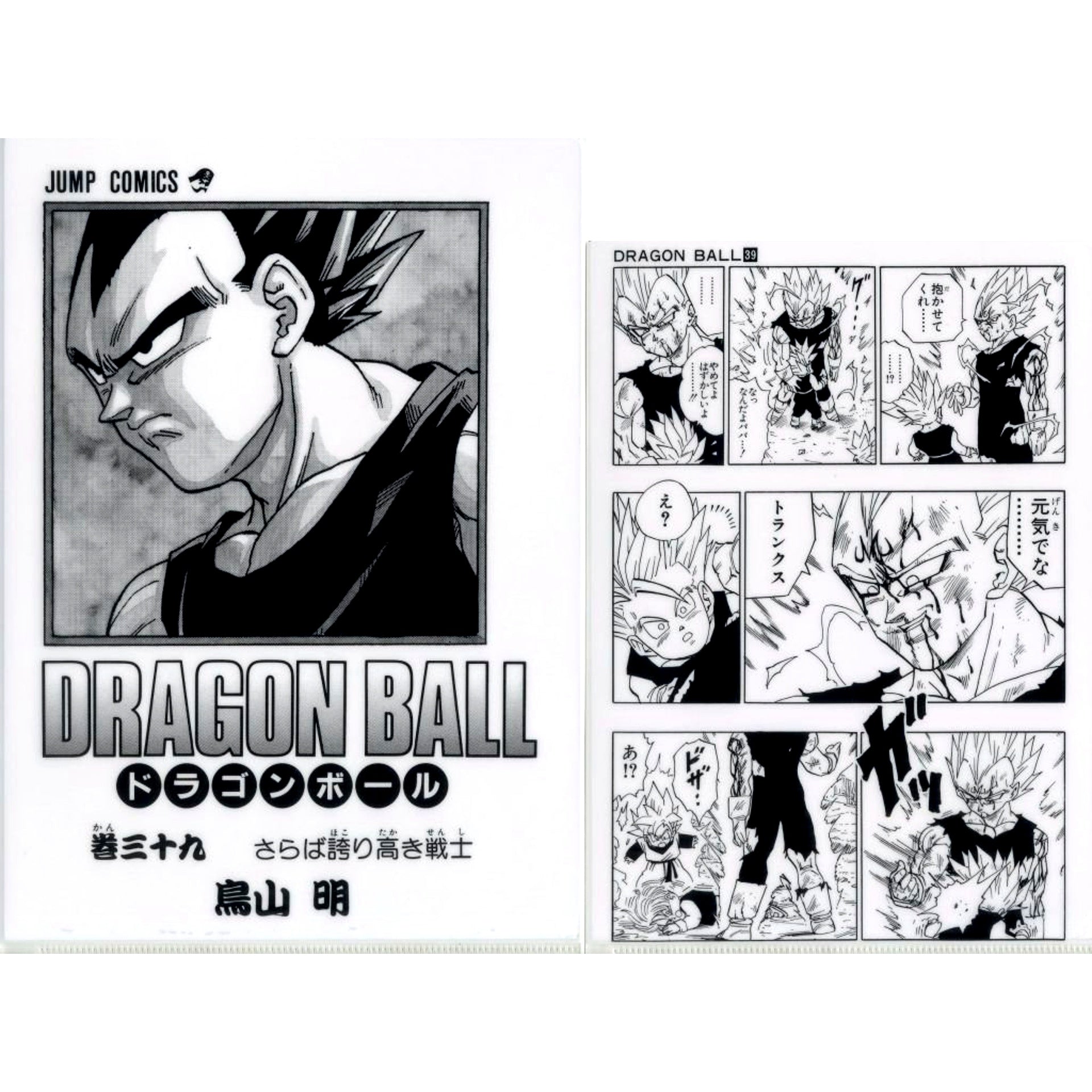 Vol. 39 G Prize Comics Clear File Set Vol. 22 to 42 Ichiban Kuji Dragon Ball 40th Sono Ni [USED]