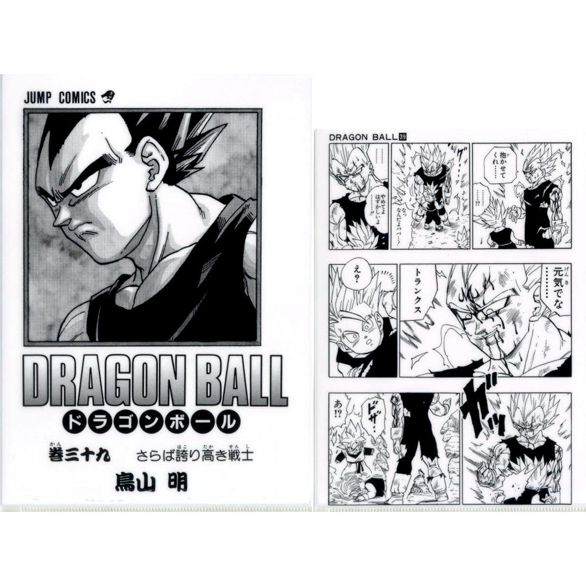 Vol. 39 G Prize Comics Clear File Set Vol. 22 to 42 Ichiban Kuji Dragon Ball 40th Sono Ni [USED]