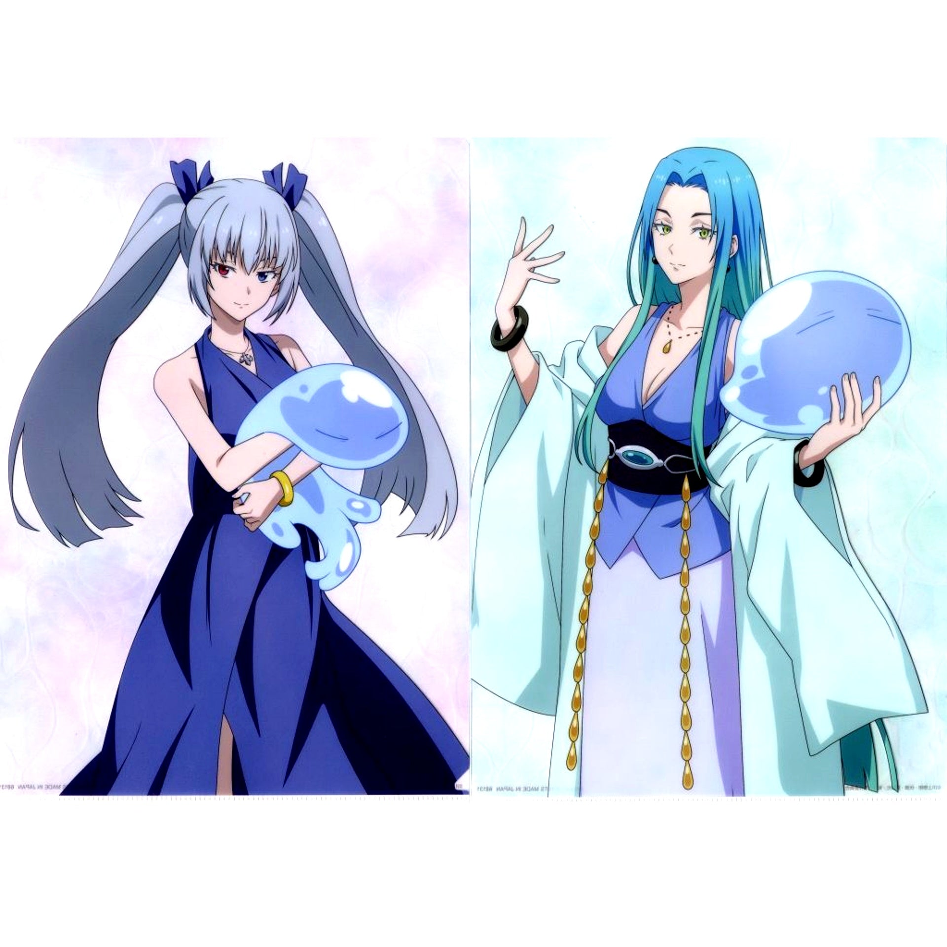 Luminous Yura Clear File Set G Prize Ichiban Kuji That Time I Got Reincarnated as a Slime The Movie Tears of the Azure Sea [USED]