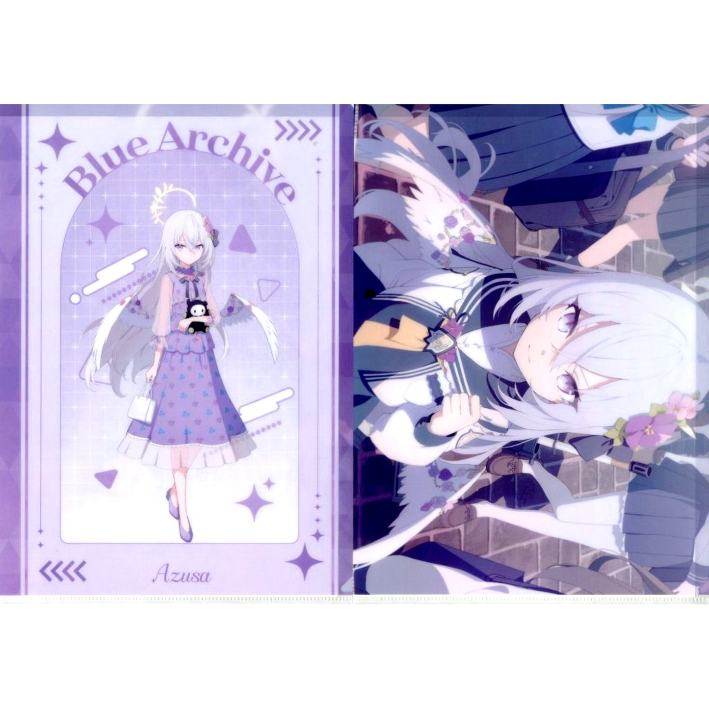 Azusa Shirasu J Prize Blue Archive Vol.3 Clear File Set Ichiban Kuji [USED]
