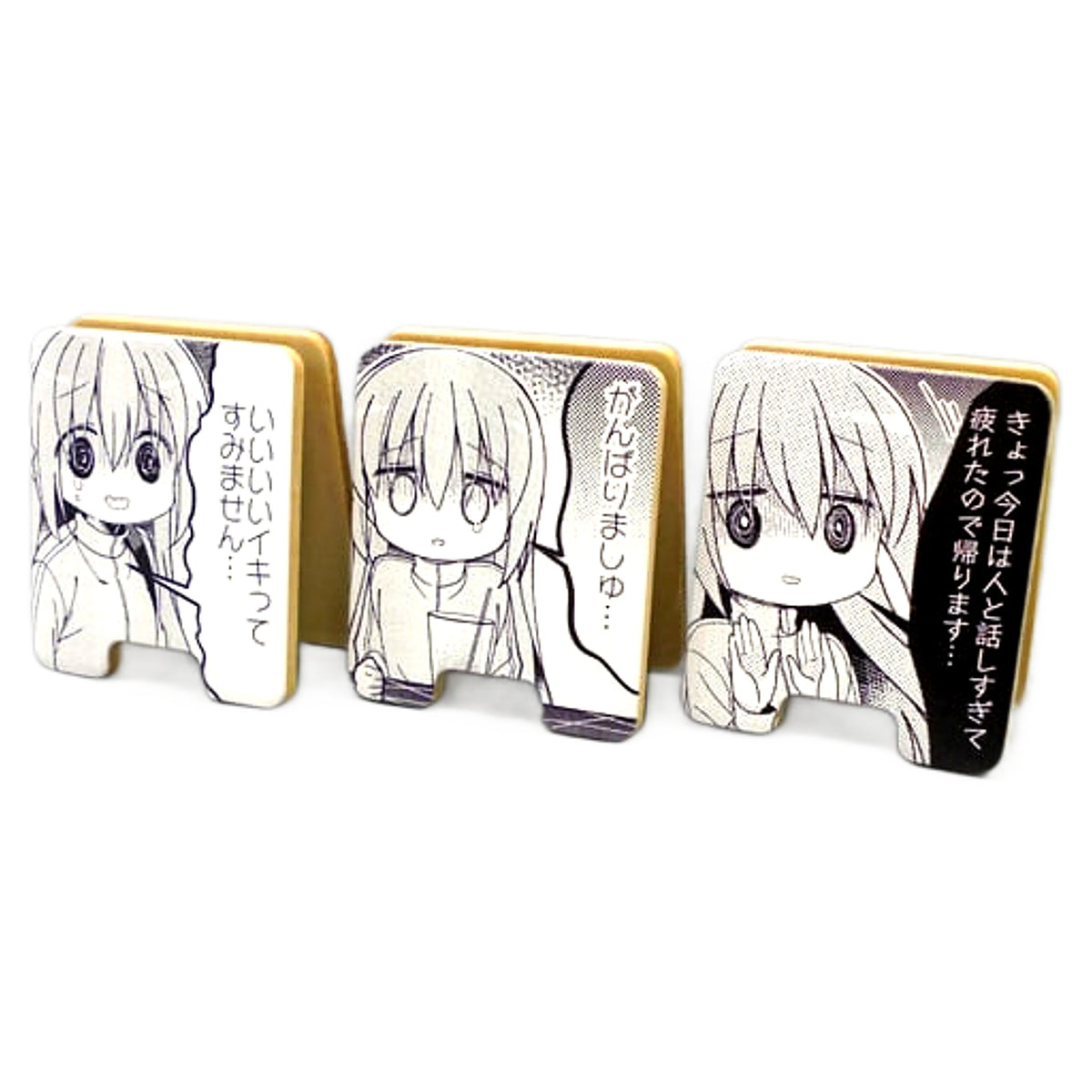 Bocchi-Chan Bocchi The Rock! Clip Memo Stand Set Manga Time Kirara Exhibition in Osaka Limited Set of 3 Stationery [USED]
