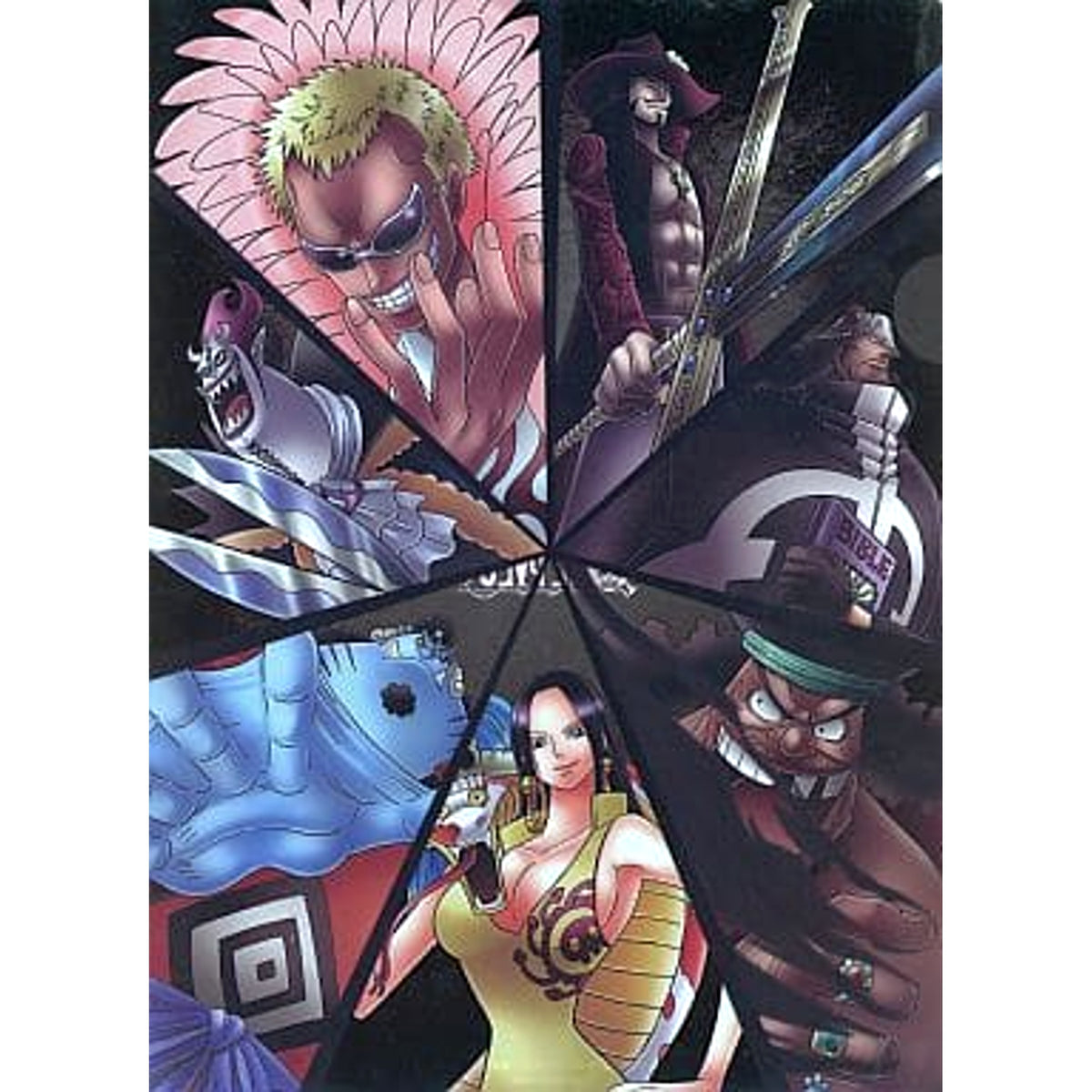 One Piece Navy Seven Warlords of the Sea Set Ichiban Kuji Marineford Arc Clear File Set Prize H [USED]