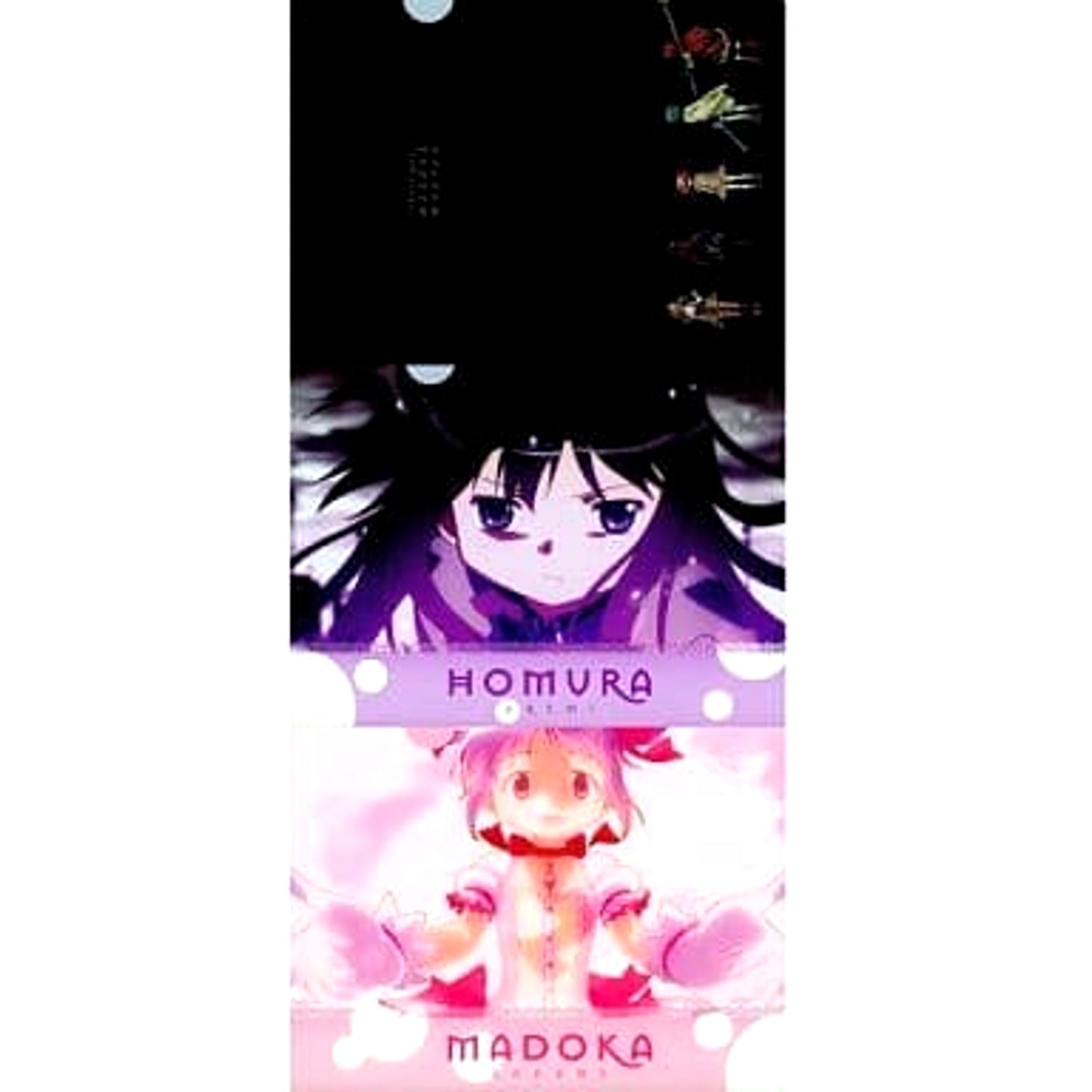 Puella Magi Madoka Magica Madoka Homura Ichiban Kuji Kyunchara World File Folder Prize E [USED]