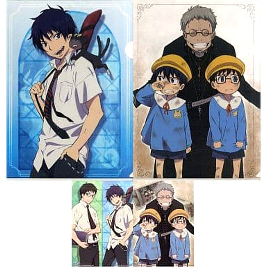 Blue Exorcist Okumura Family Ichiban Kuji Clear File Set Prize F [USED]