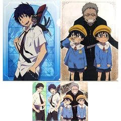 Blue Exorcist Okumura Family Ichiban Kuji Clear File Set Prize F [USED]
