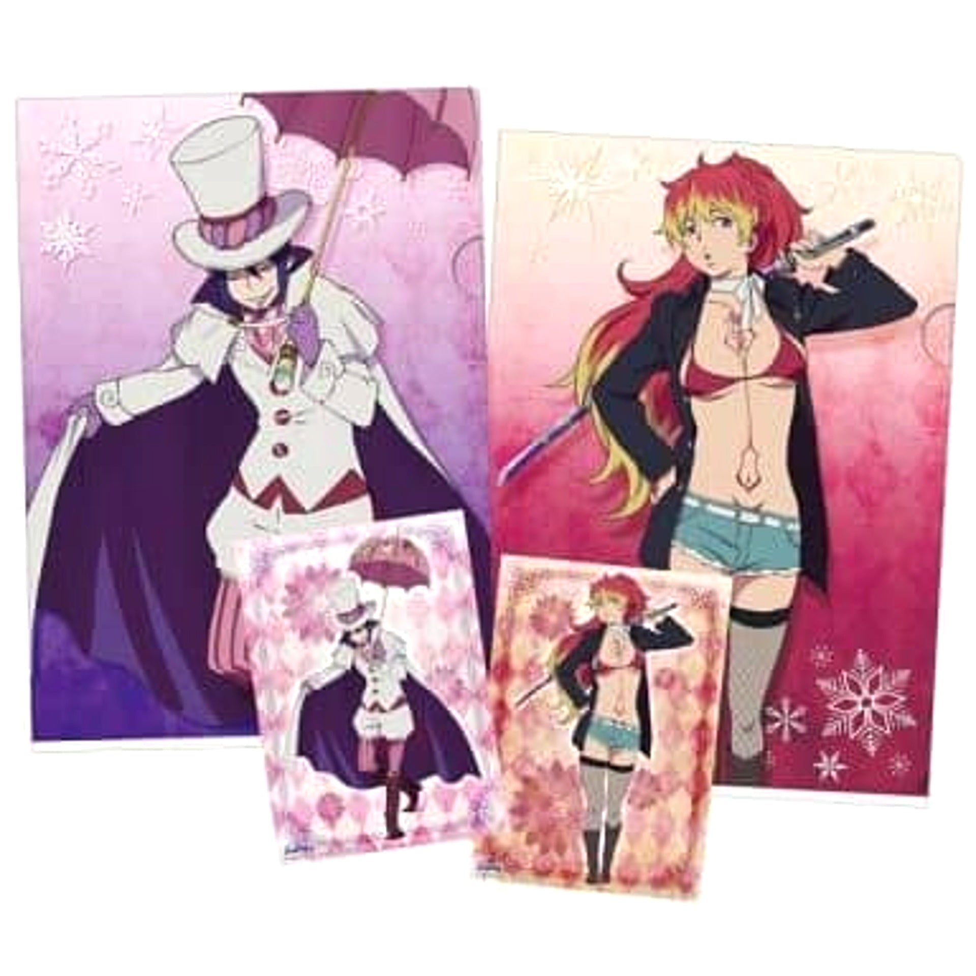 Blue Exorcist Mephisto Pheles Shura Kirigakure Ichiban Kuji Blue Flame Again Clear File Set Prize F [USED]