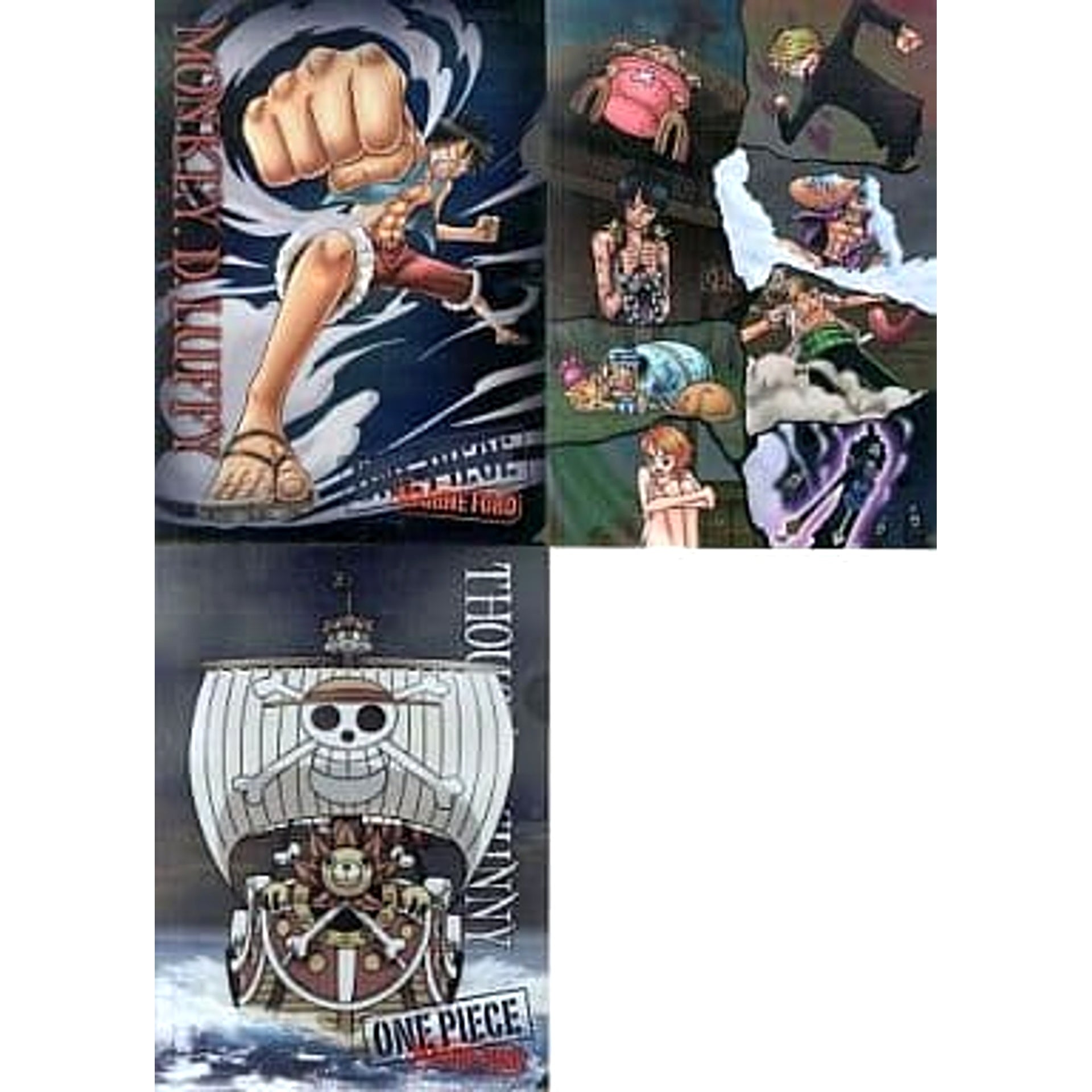 One Piece Straw Hat Pirates Set Ichiban Kuji Marineford Arc Clear File Set Prize H [USED]
