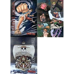 One Piece Straw Hat Pirates Set Ichiban Kuji Marineford Arc Clear File Set Prize H [USED]