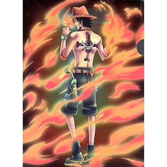One Piece Whitebeard Pirates Set Ichiban Kuji Marineford Arc Clear File Set Prize H [USED]