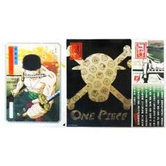 One Piece Roronoa Zoro Ichiban Kuji Swordsman Arc Clear File & Sticker Prize H [USED]