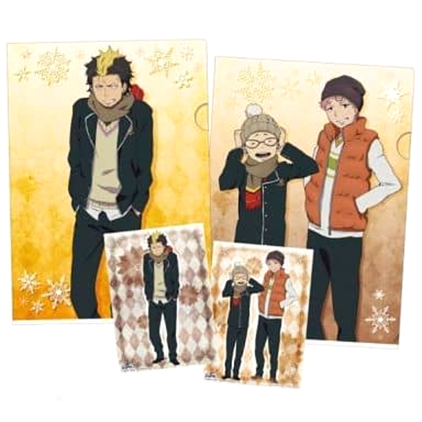 Blue Exorcist Ryuji Suguro & Others Ichiban Kuji Blue Flame Again Clear File Set Prize F [USED]