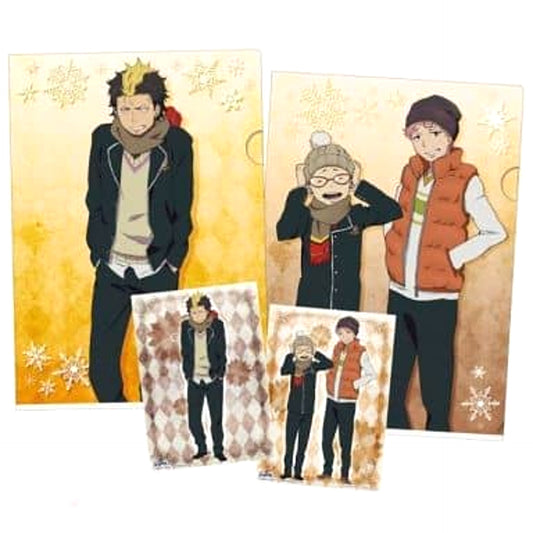 Blue Exorcist Ryuji Suguro & Others Ichiban Kuji Blue Flame Again Clear File Set Prize F [USED]