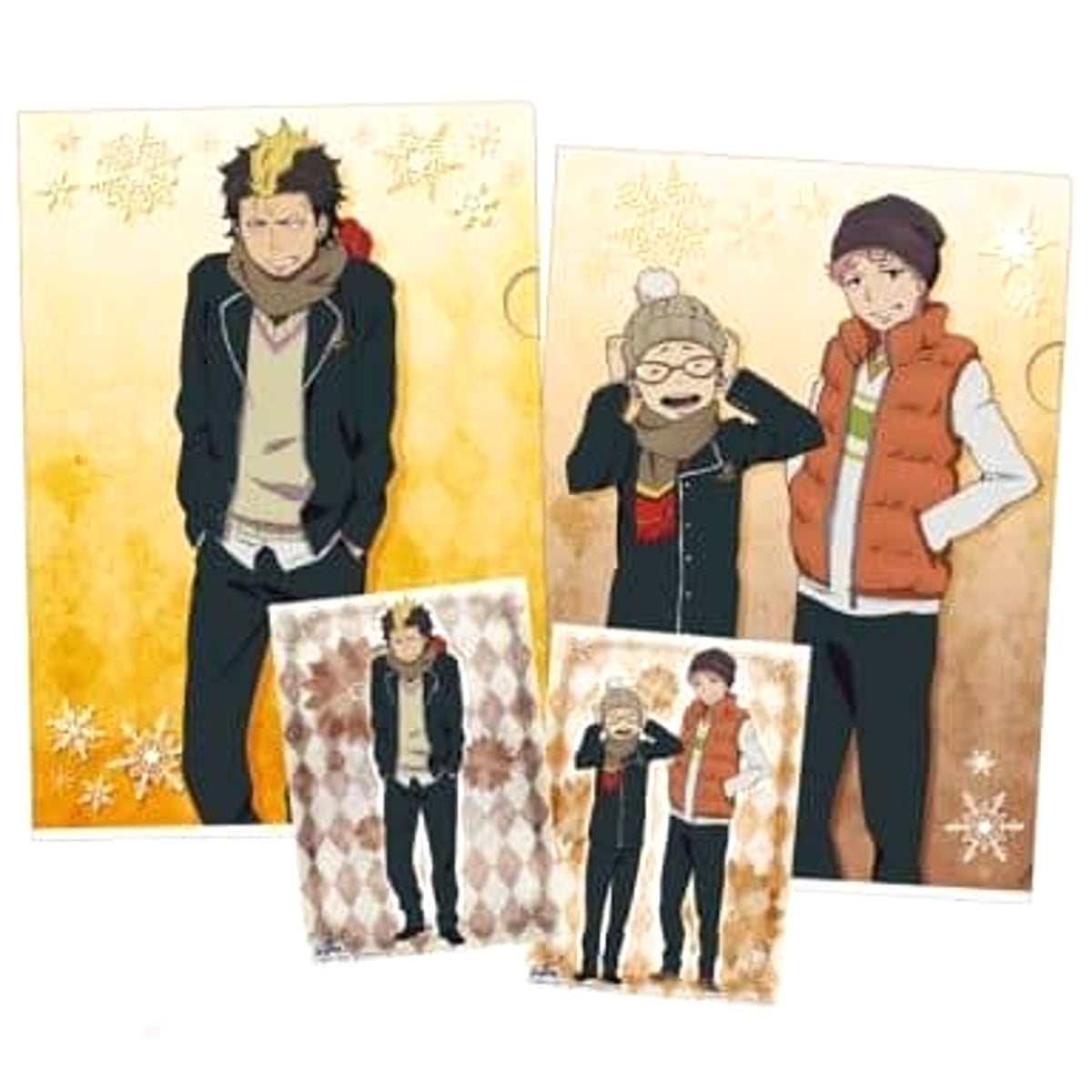 Blue Exorcist Ryuji Suguro & Others Ichiban Kuji Blue Flame Again Clear File Set Prize F [USED]