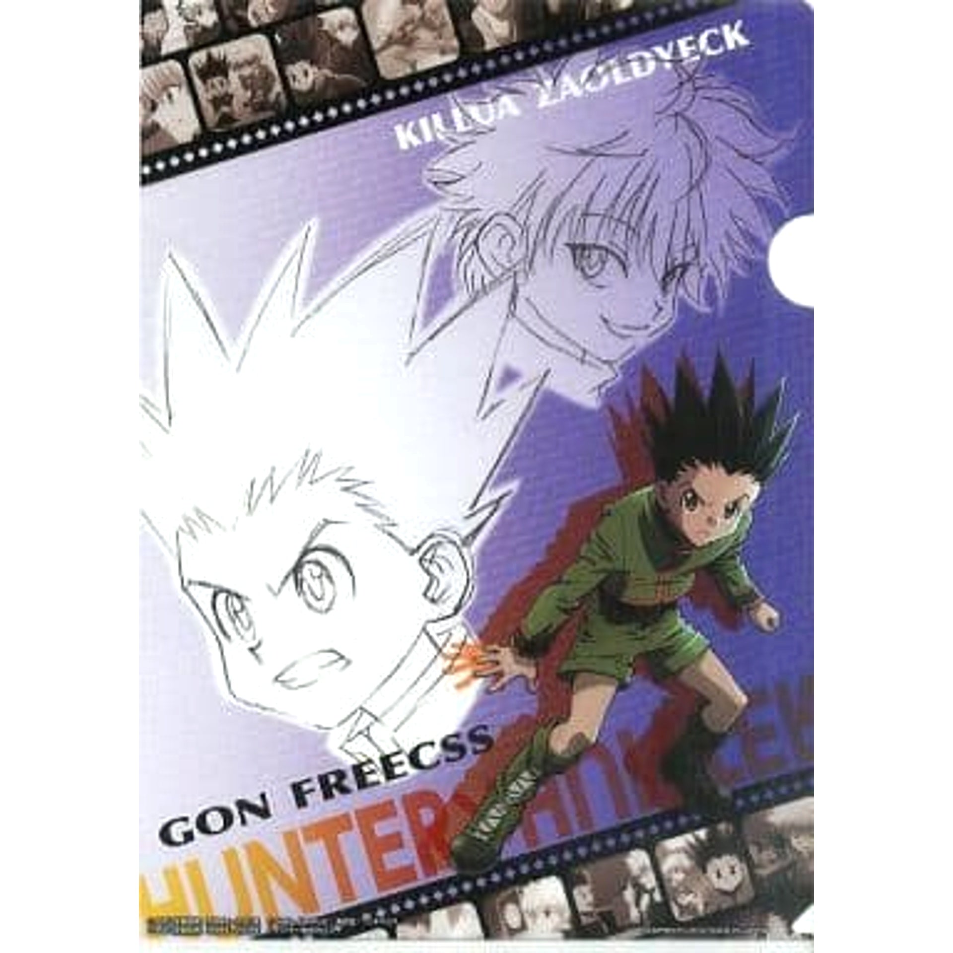 Hunter x Hunter Gon Ichiban Kuji Scarlet Reminiscence A4 File Folder Bundled Item Prize D-3 [USED]
