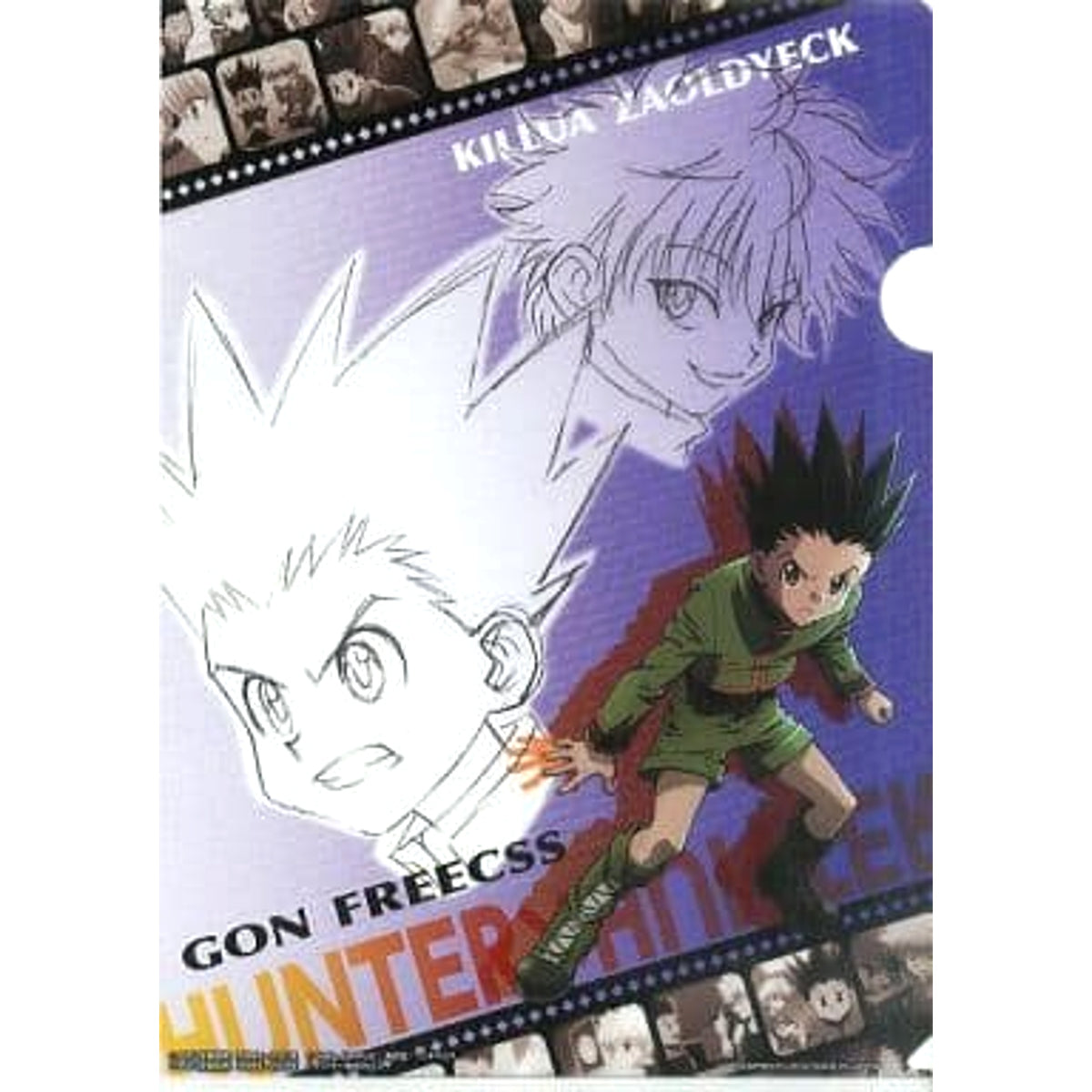 Hunter x Hunter Gon Ichiban Kuji Scarlet Reminiscence A4 File Folder Bundled Item Prize D-3 [USED]