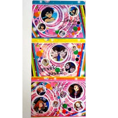 THE IDOLM@STER Funky Notes Pink Ichiban Kuji Kyunchara World File Folder Prize F [USED]