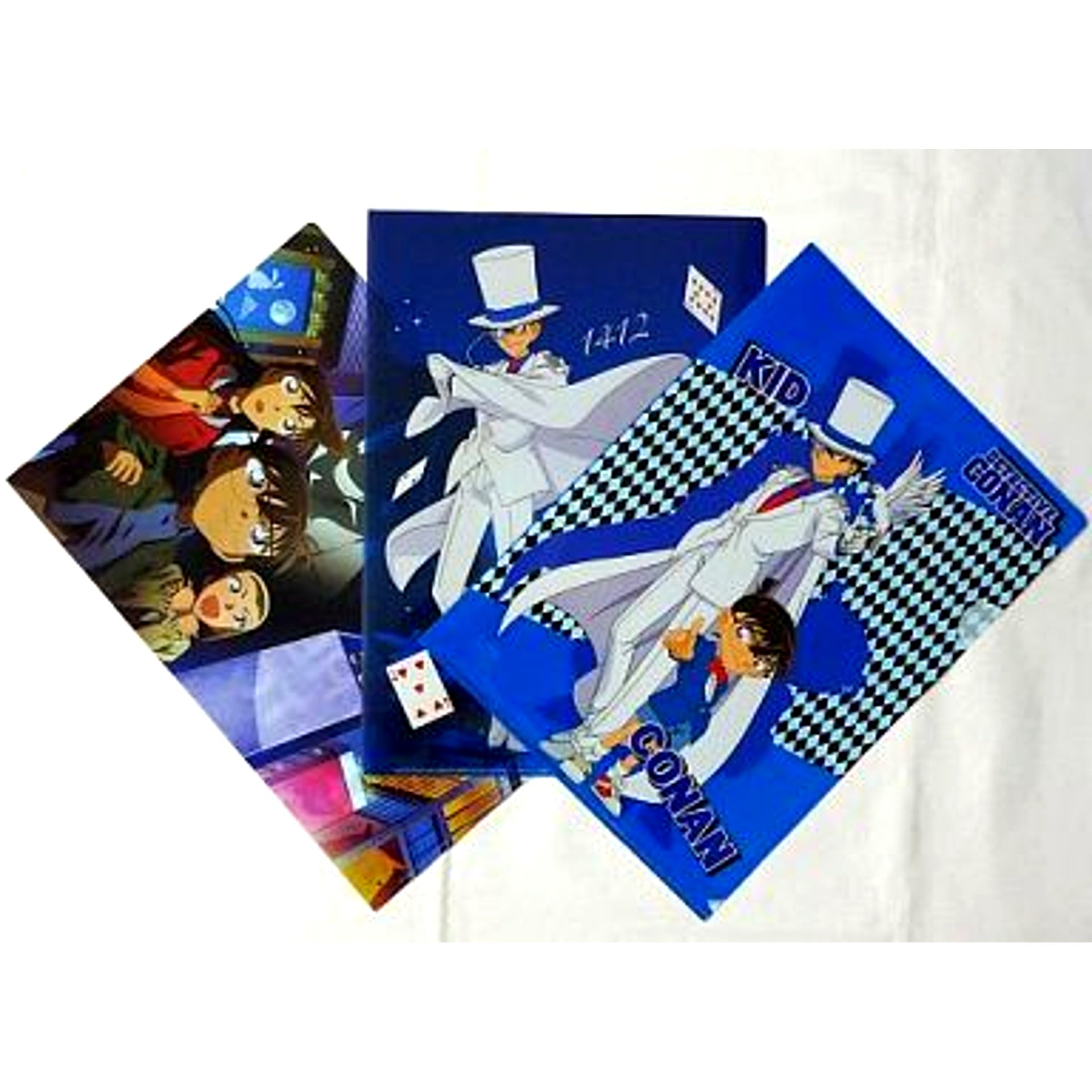 Kaito Kid and Others G Prize A4 Clear File Set Sega Lucky Kuji Detective Conan [USED]