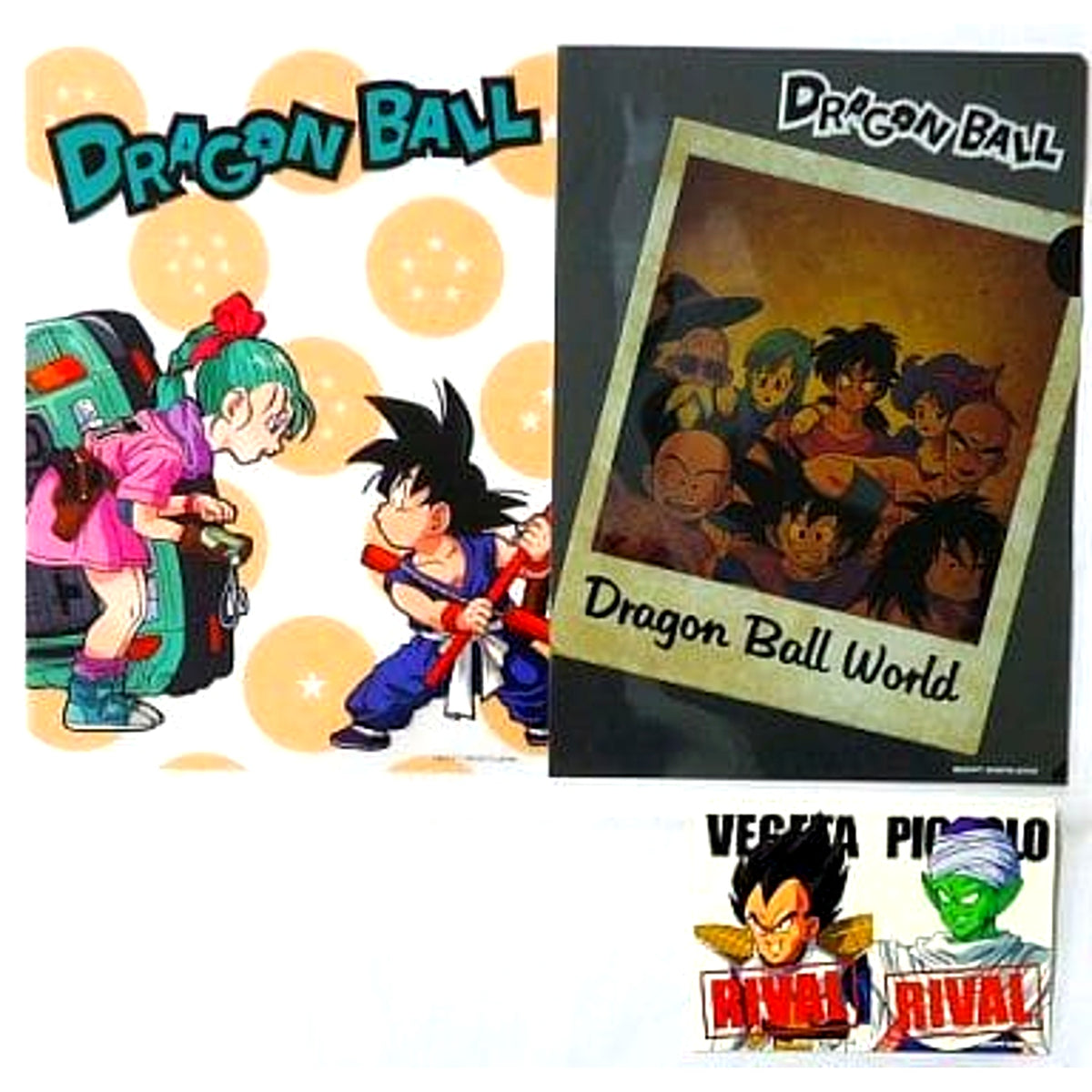 Dragon Ball Bulma & Others Ichiban Kuji World Clear File Set Prize G [USED]