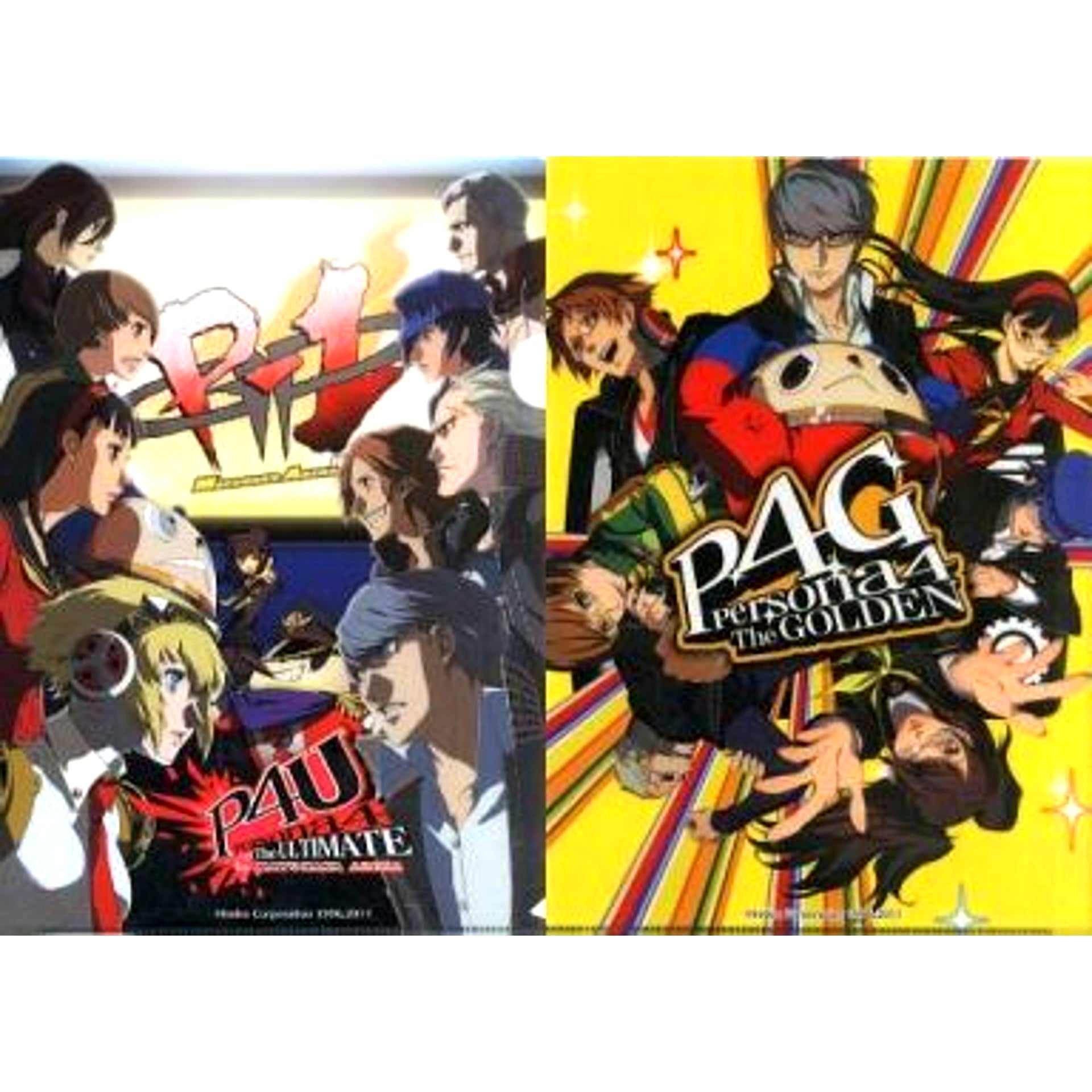P4U / P4G A4 Clear File Persona 4 Arena / Persona 4 Golden P-1 Grand Prix in Mobile Arena Present [USED]