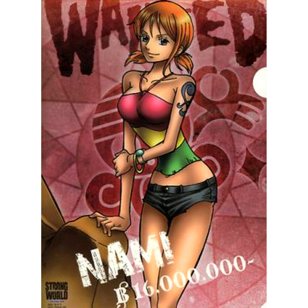 Single Item Nami K Prize A4 Clear File Ichiban Kuji One Piece Film Strong World Clear File Set [USED]