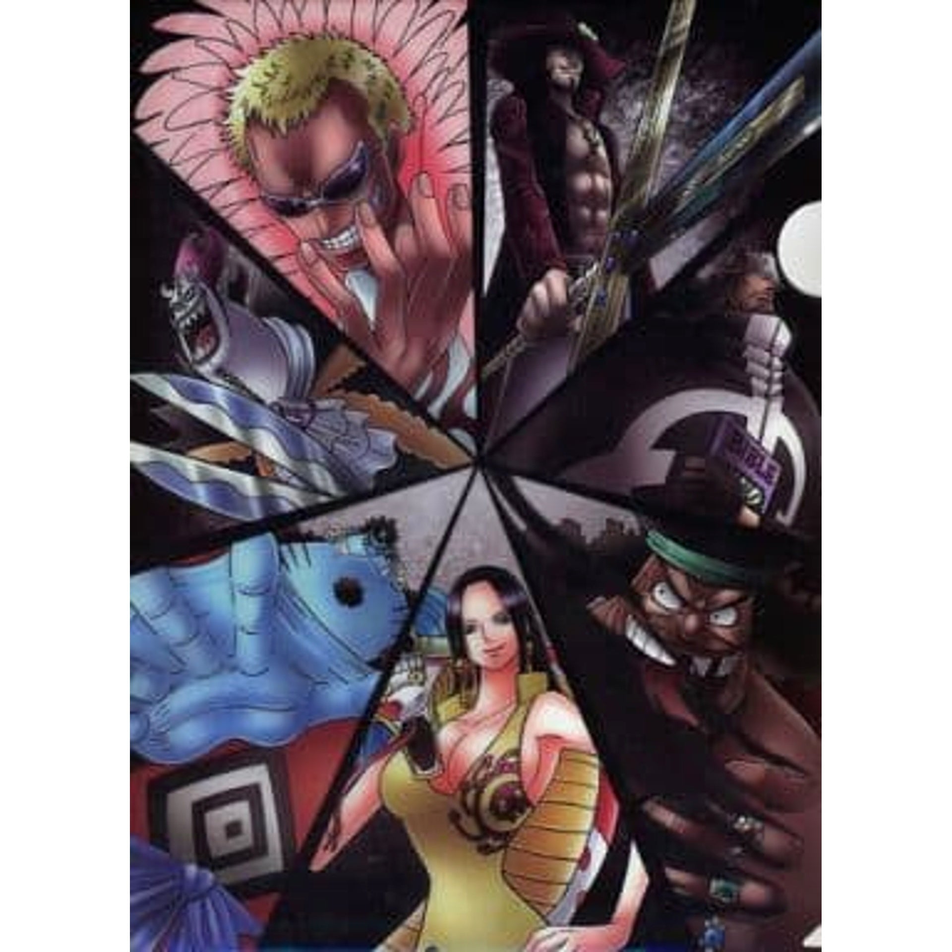 One Piece Seven Warlords of the Sea Ichiban Kuji Marineford Arc A4 File Folder Included with Clear File Set Prize H [USED]