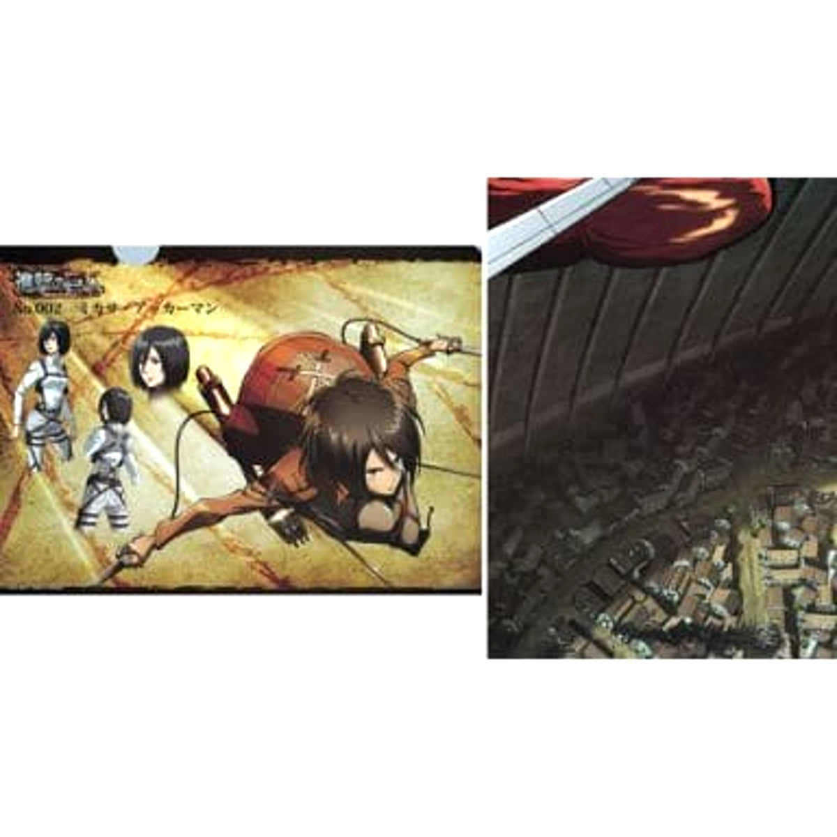 Attack on Titan Mikasa Ackerman Ichiban Kuji A4 File Folder Prize B [USED]