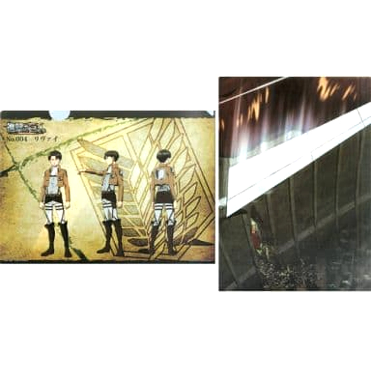 Attack on Titan Levi Ichiban Kuji A4 File Folder Prize B [USED]