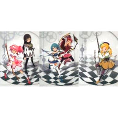 Magical Girl Puella Magi Madoka Magica The Movie Ichiban Kuji A4 Clear File Set of 3 Prize H [USED]
