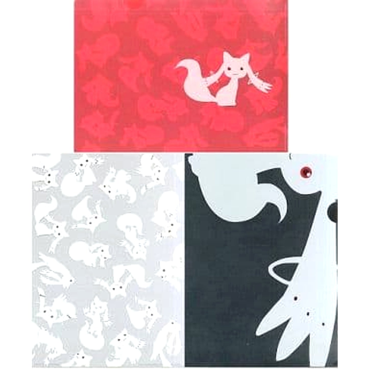 Puella Magi Madoka Magica The Movie Kyubey Ichiban Kuji A4 File Folder Prize H [USED]