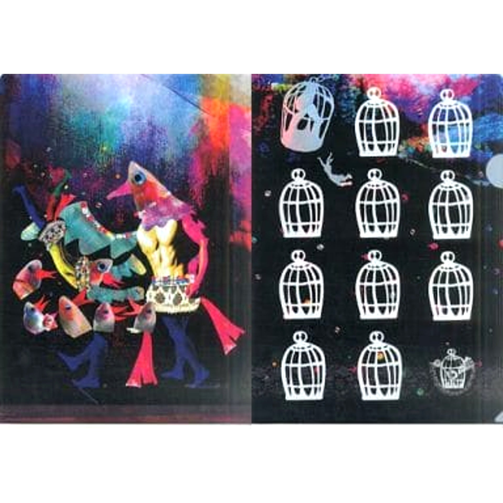 Puella Magi Madoka Magica The Movie Birdcage Witch Ichiban Kuji A4 File Folder Included with 3-Piece Clear File Set Prize H [USED]