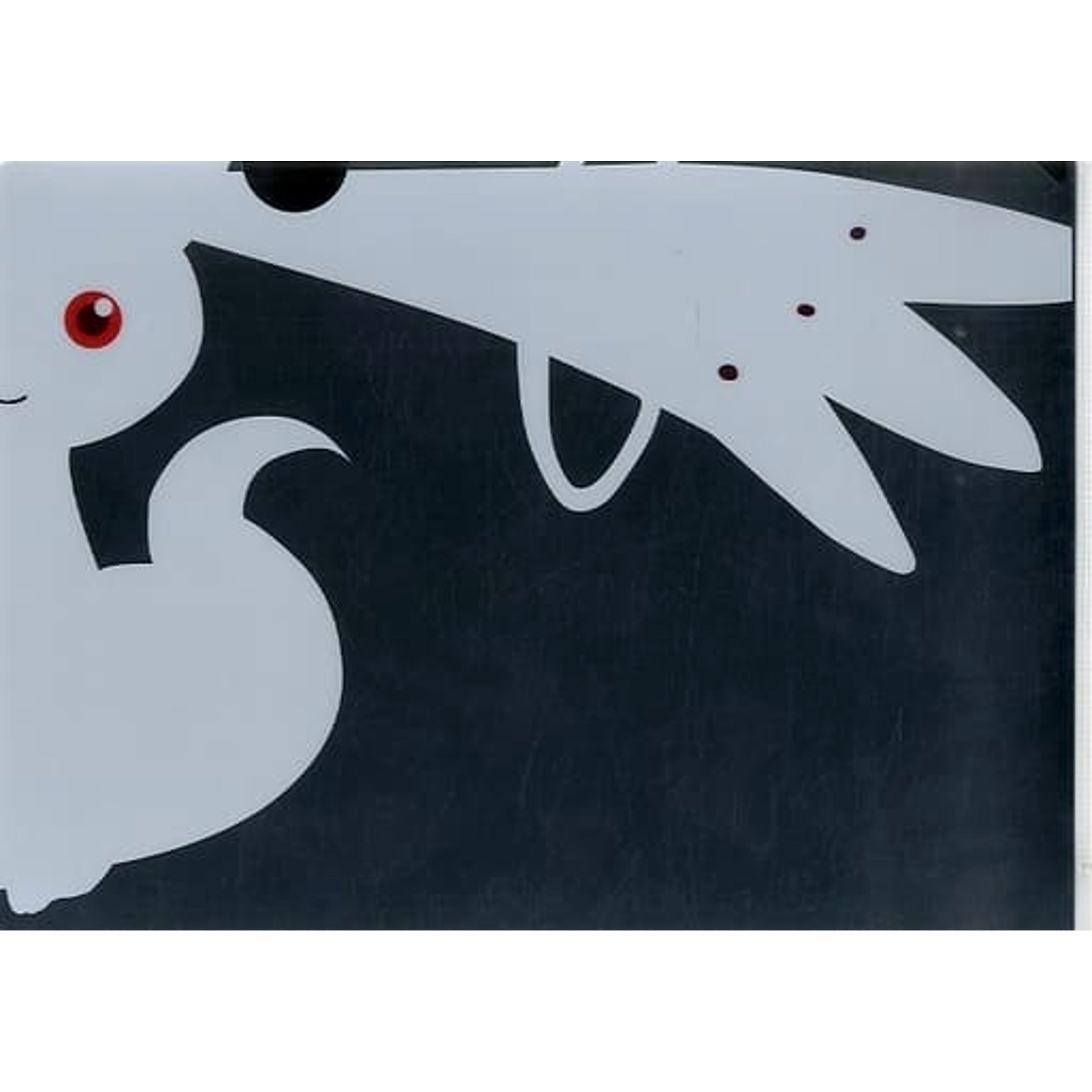 Puella Magi Madoka Magica The Movie Kyubey Background Black Ichiban Kuji A4 File Folder Included with 3-Piece Clear File Set Prize H [USED]