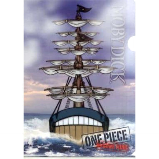 One Piece Moby Dick Ichiban Kuji Marineford Arc A4 File Folder Included with Clear File Set Prize H [USED]