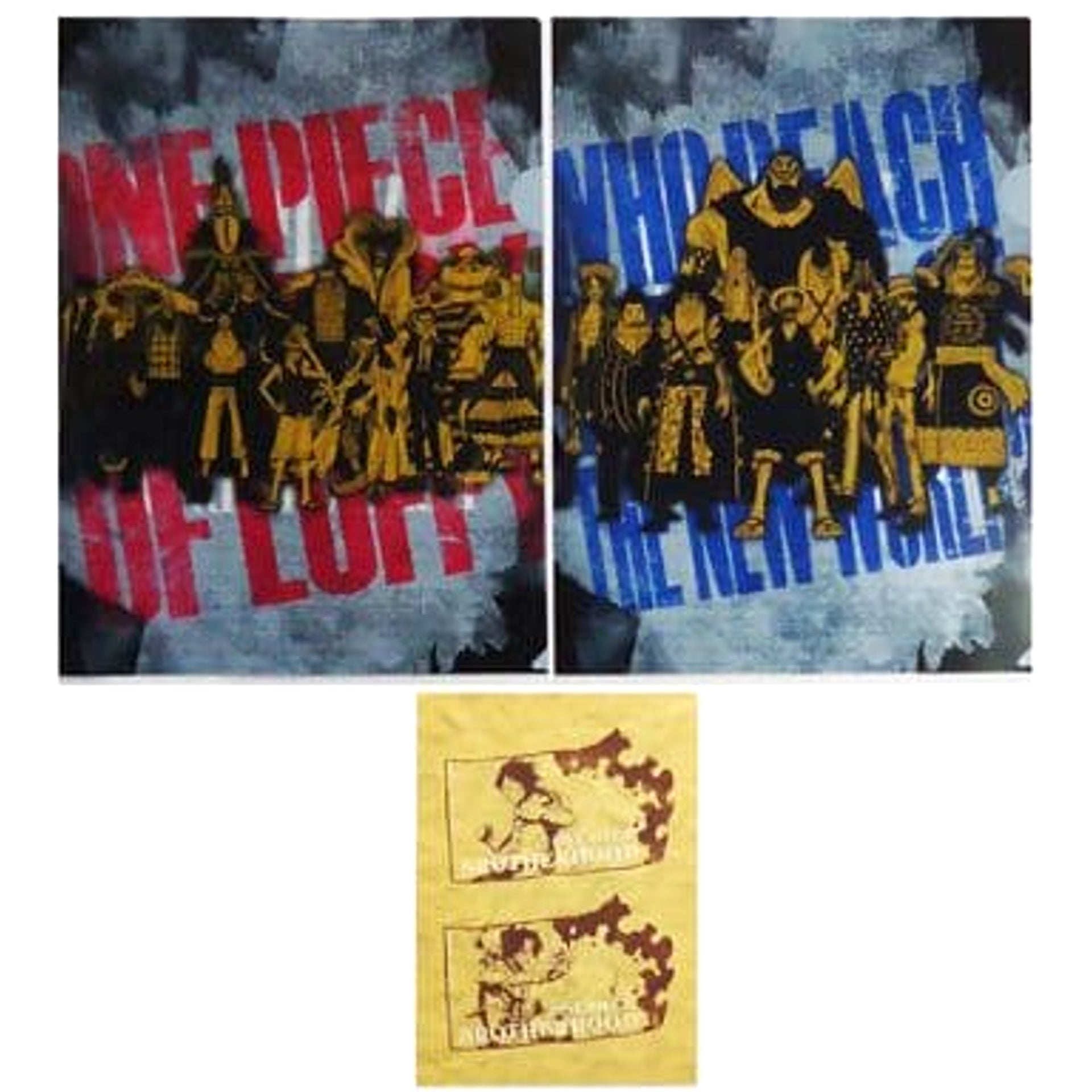 One Piece Super Rookie Ichiban Kuji History Of Luffy A4 File Folder Set Prize F [USED]