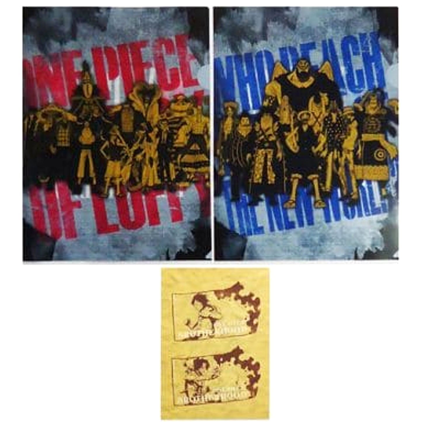 One Piece Super Rookie Ichiban Kuji History Of Luffy A4 File Folder Set Prize F [USED]