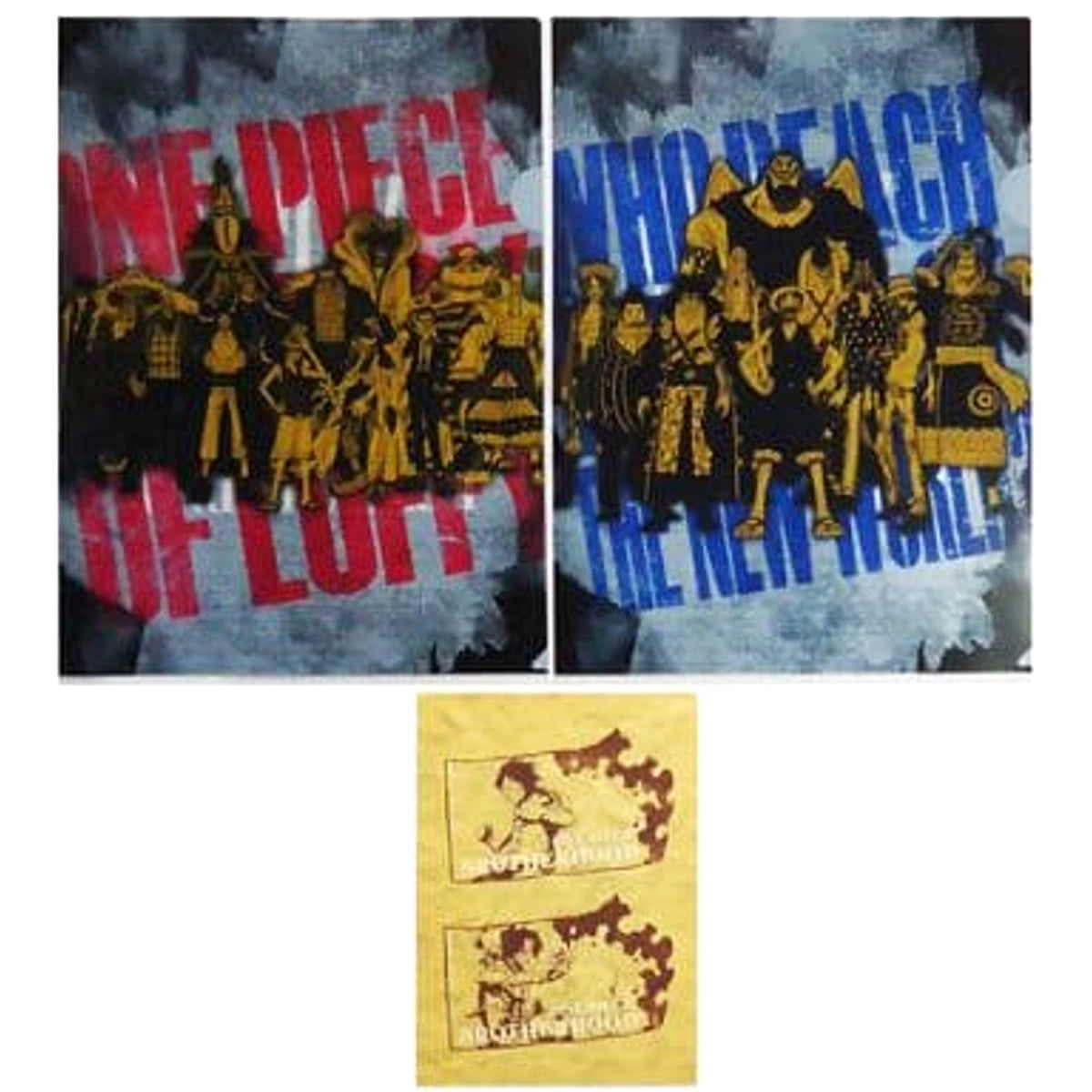 One Piece Super Rookie Ichiban Kuji History Of Luffy A4 File Folder Set Prize F [USED]