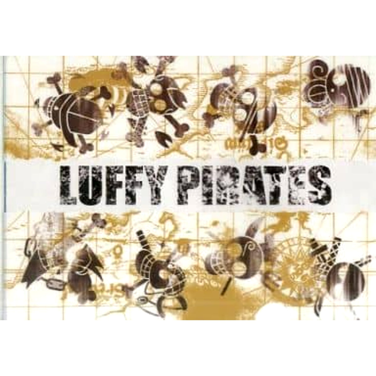 One Piece Pirate Flag Mark Ichibankuji V A4 File Folder Bundled Item 3-Piece Clear File Set Prize [USED]