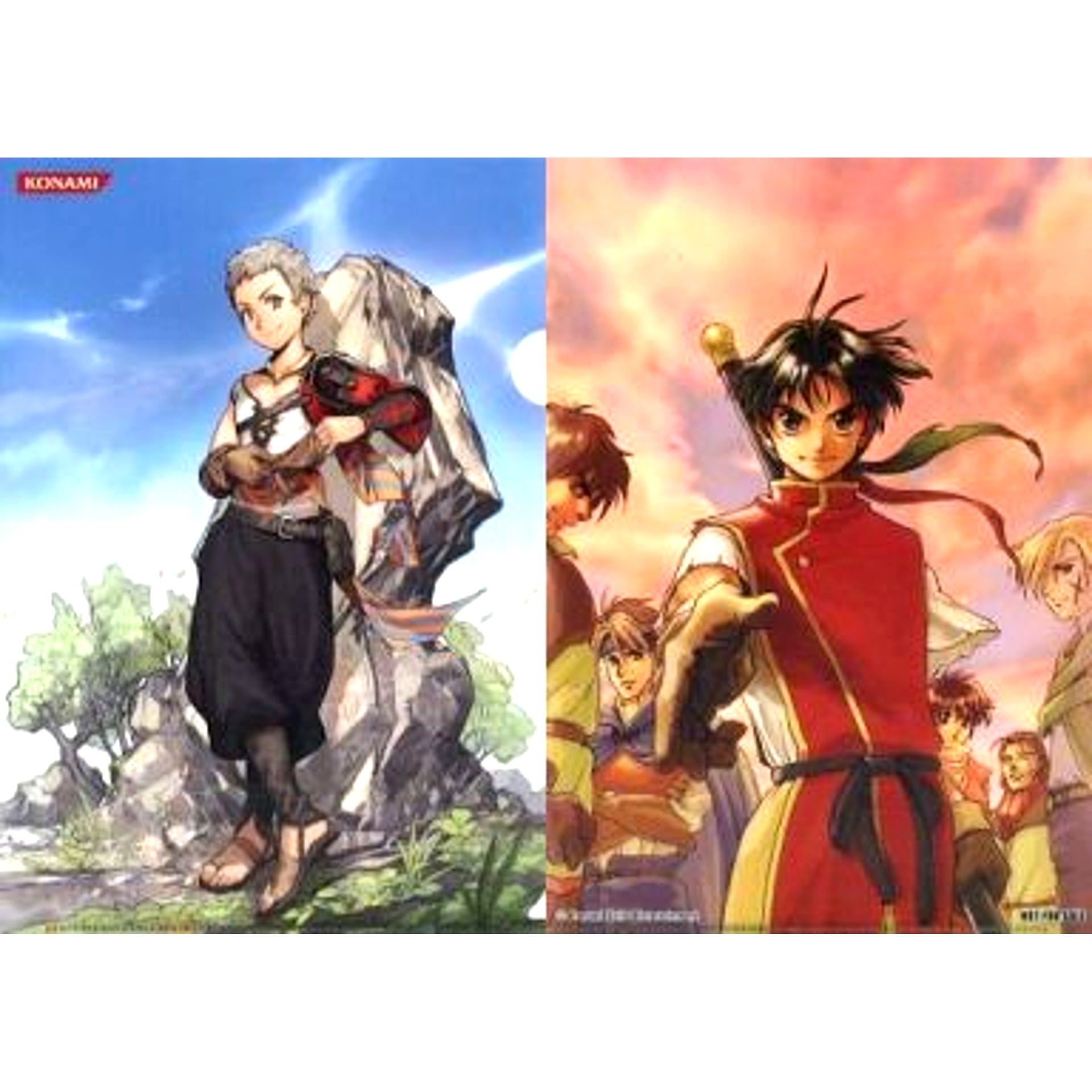 Protagonist A4 Clear File Suikoden Tierkreis / Suikoden [USED]