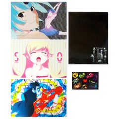 Monogatari Second Season Senjogahara & Others Ichiban Kuji Premium A4 Clear File & Sticker Prize F [USED]
