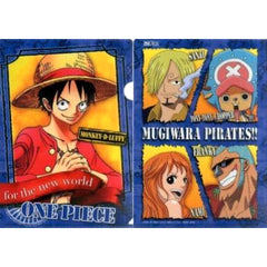 One Piece Luffy & Others Ichiban Kuji Romance Dawn For The New World Part 1 A4 File Folder Prize I [USED]
