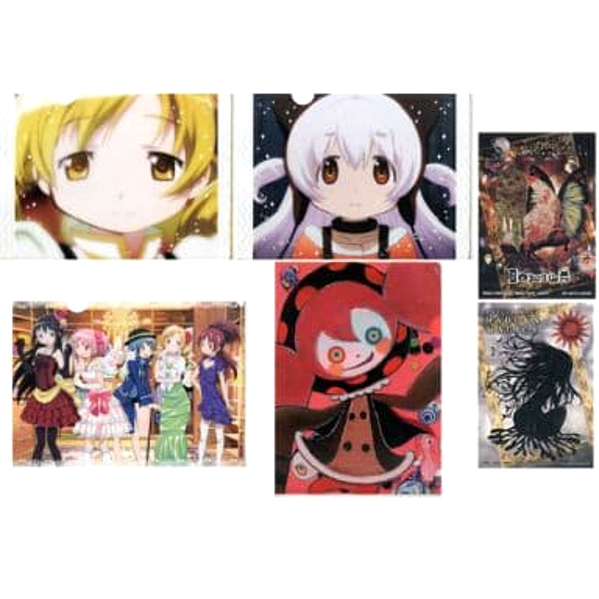 Puella Magi Madoka Magica The Movie Mami Tomoe & Others Ichiban Kuji Premium Special Limited A4 Clear File & Sticker Prize J [USED]