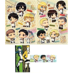 Attack on Titan Mikasa & Others Chimi Chara Ichiban Kuji Fly! Survey Corps!! A4 File Folder Set Prize G [USED]