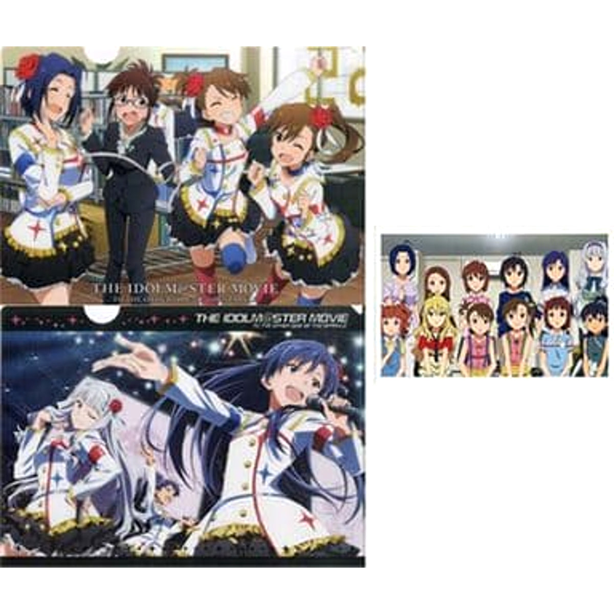 THE IDOLM@STER Movie Beyond the Brilliant Future! Ami Futami & Others Costume Ichiban Kuji A4 Clear File & Postcard Prize G [USED]