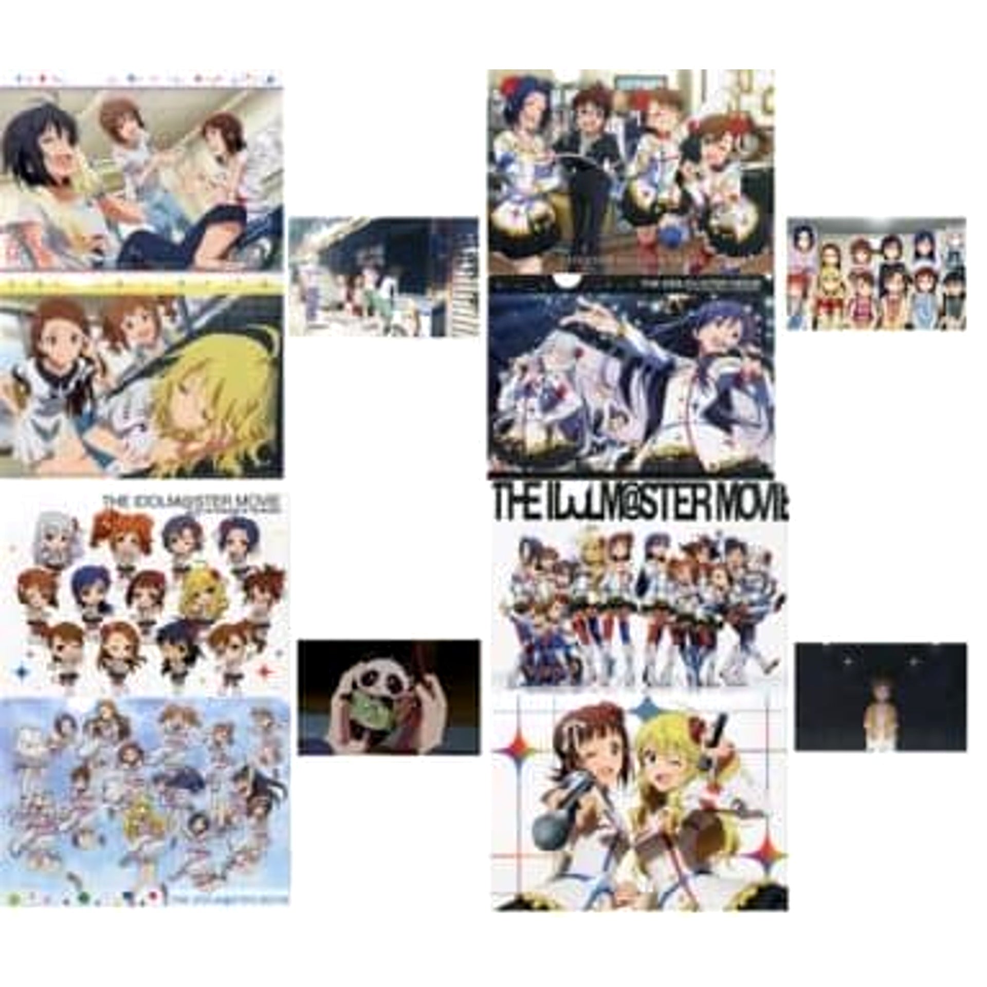 THE IDOLM@STER Movie Beyond the Brilliant Future! Haruka Amami & Others All 4 Types Set Ichiban Kuji A4 Clear File & Postcard Prize G [USED]