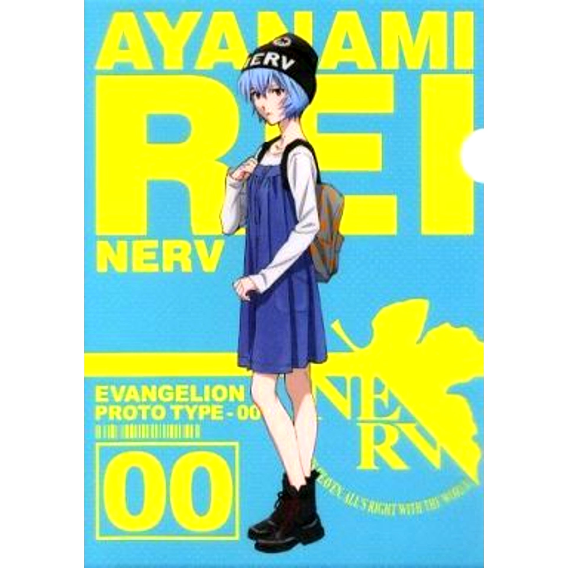 Rei Ayanami 2nd Anniversary A4 Clear File Evangelion New Theatrical Edition EVANGELION STORE 2nd Anniversary Goods [USED]