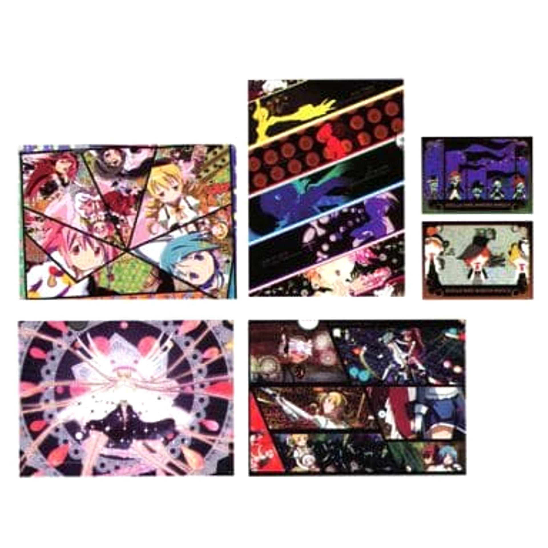Puella Magi Madoka Magica The Movie Rebellion Ultimate Madoka & Others Ichiban Kuji Premium A4 Clear File & Sticker Prize H [USED]