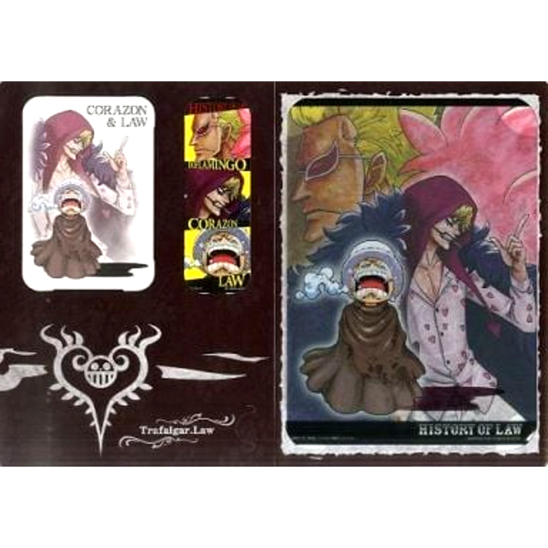 Childhood G Prize Memorial Clear File Set Ichiban Kuji One Piece History of Law [USED]