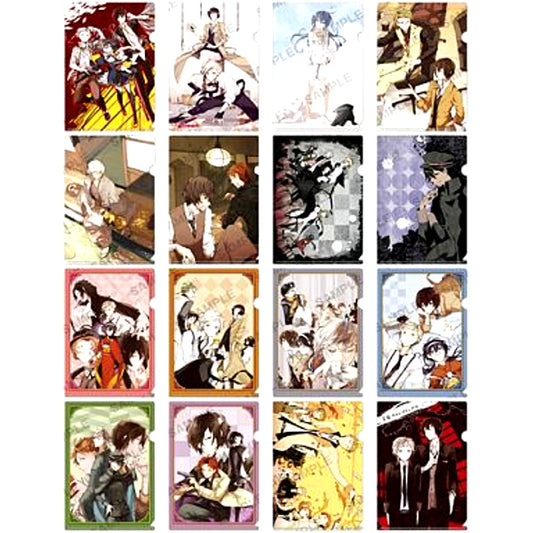 Set of 16 Bungo Stray Dogs Petit Clear File Collection [USED]