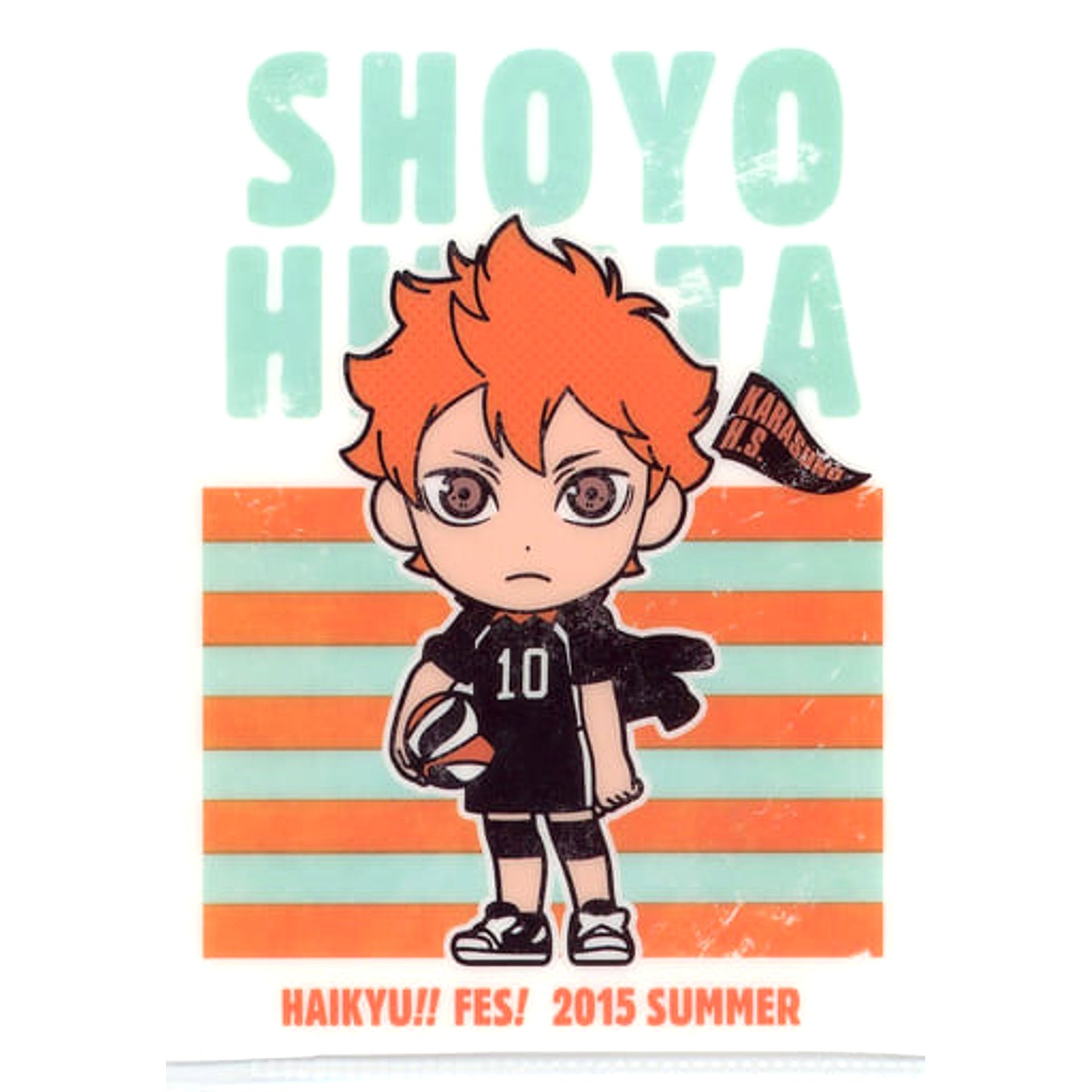 Haikyu!! Shoyo Hinata Ichiban Kuji Festival! for Print Charamide Mini File 3rd Prize [USED]